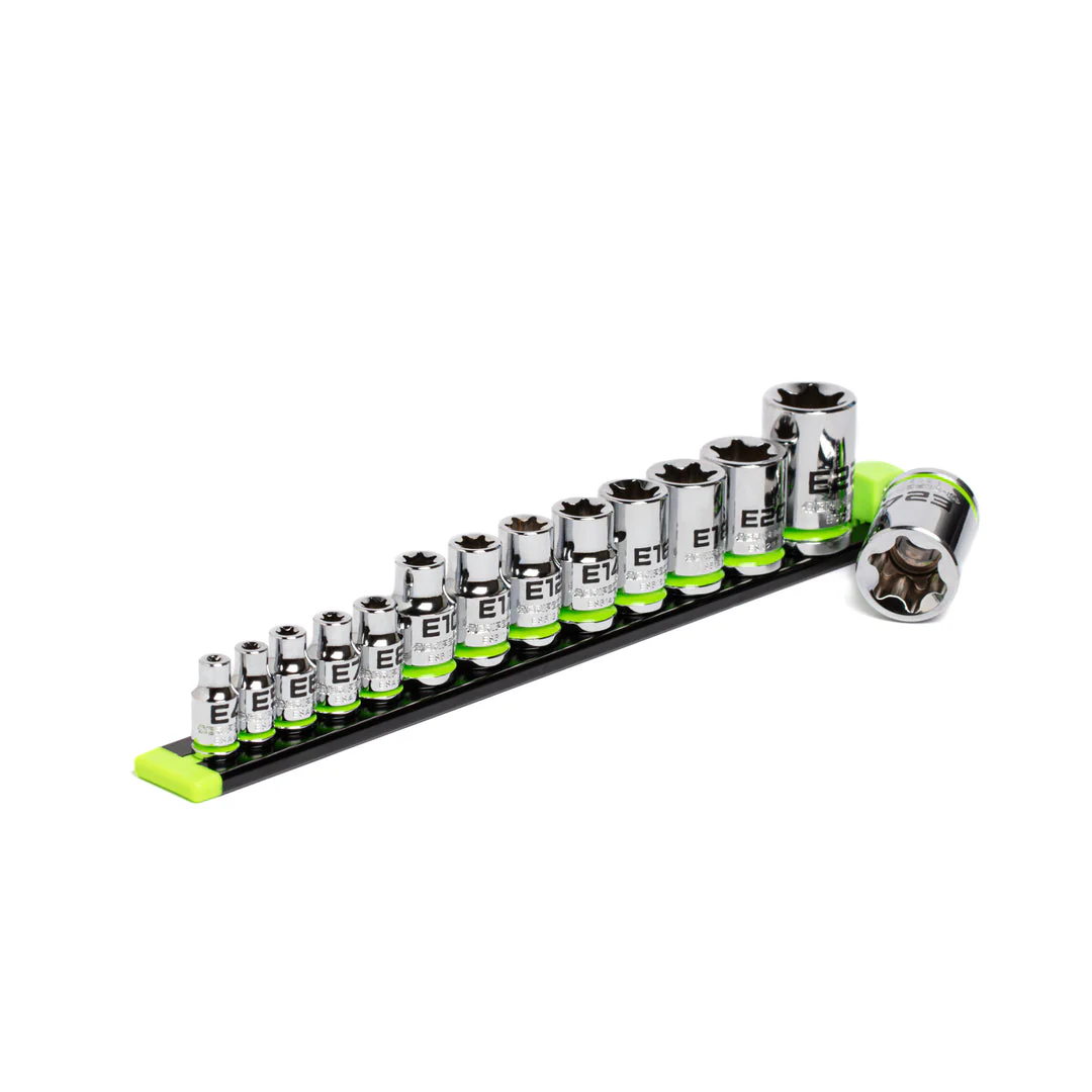 GRIPEDGE 14-PC RPT E-Star Socket Set