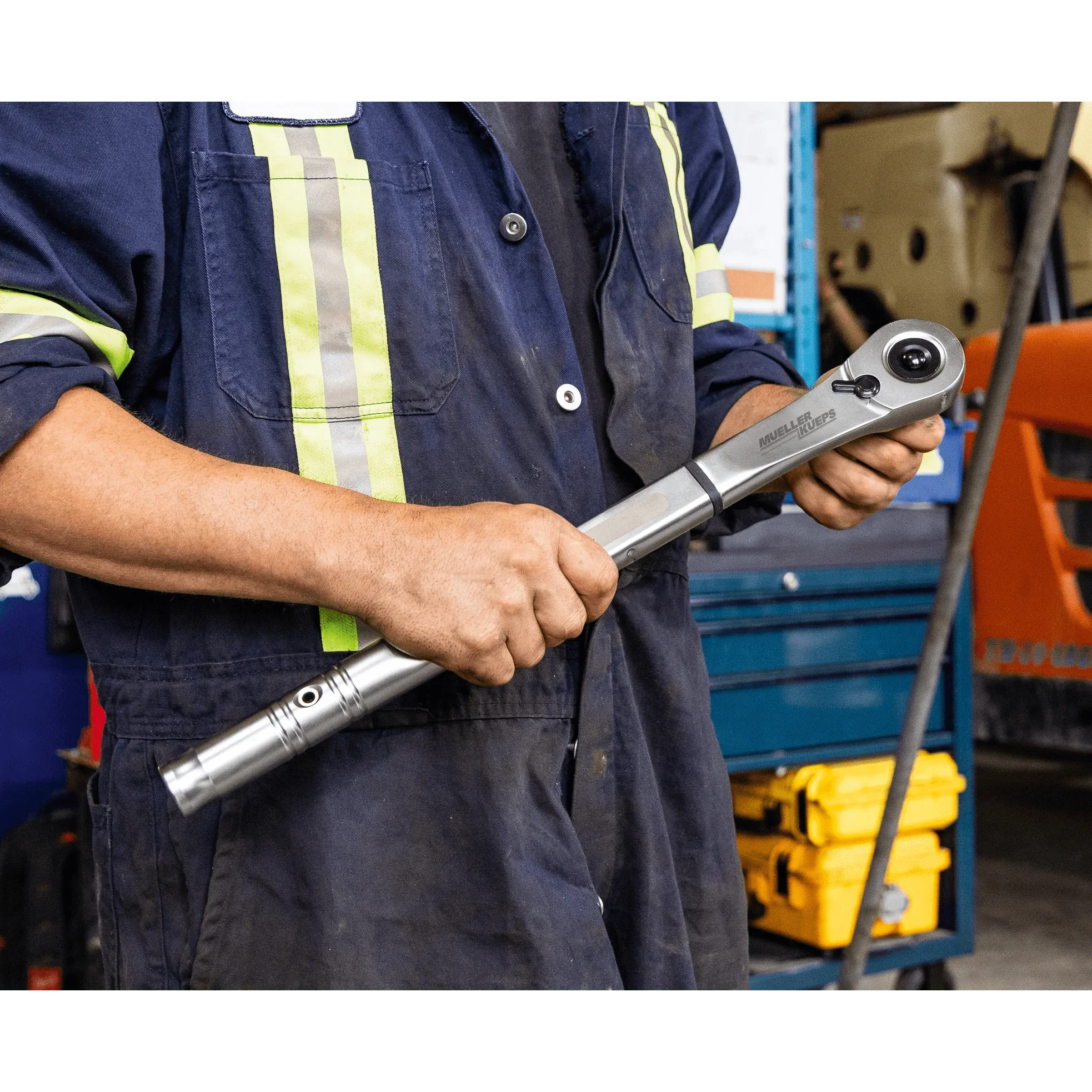 Mueller Kueps 3/4" Drive Reversible Ratchet & Locking Extension Bars Set (4 pieces) - Image 3