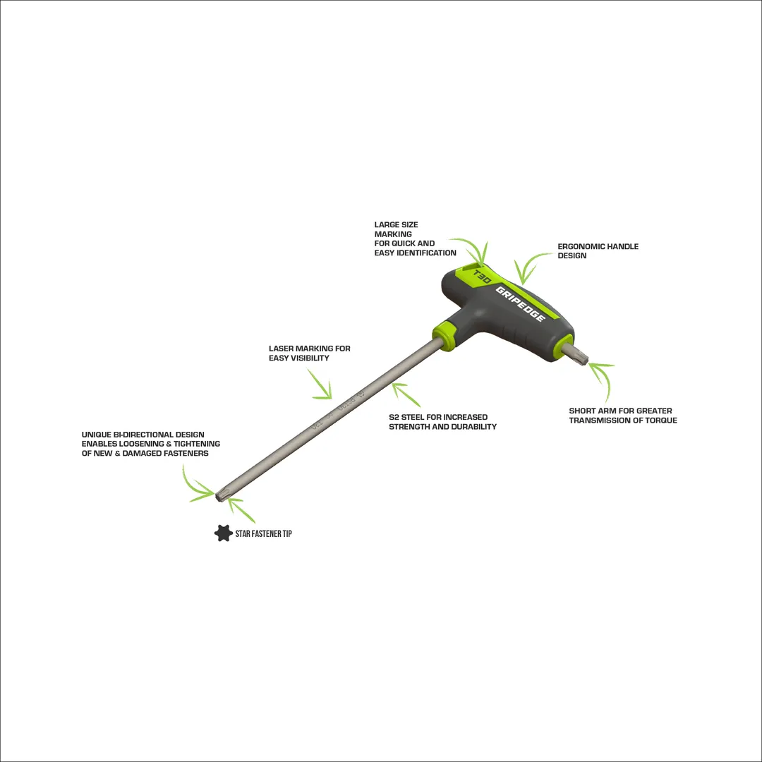 GripEdge RPT Star T-Handle Set — 8-Pc - Image 6