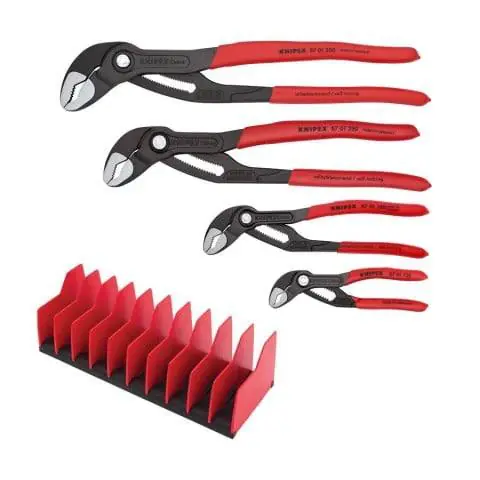 Knipex 8 Pc Cobra® Pliers Set - Image 3
