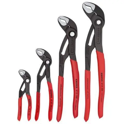 Knipex 8 Pc Cobra® Pliers Set - Image 6
