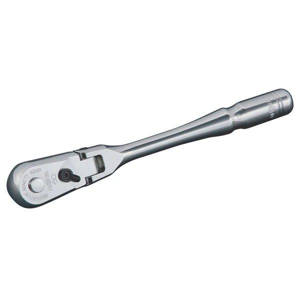 Nepros 1/4"sq. Flex-Head Ratchet Handle (90-Tooth)