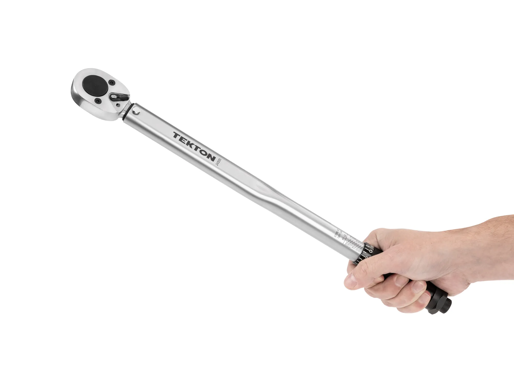 Tekton 1/2" Drive Micrometer Torque Wrench (10-150 ft-lb) - Image 3