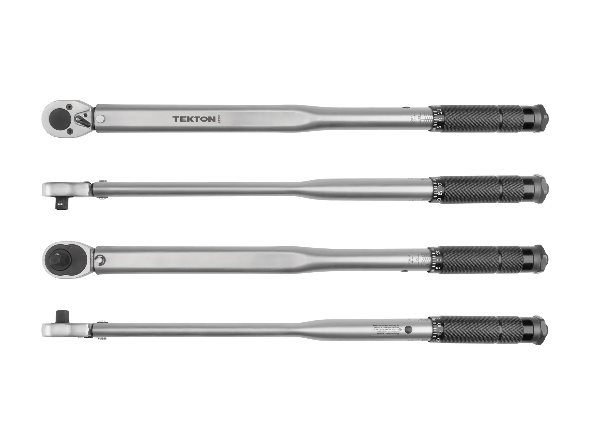 Tekton 1/2" Drive Micrometer Torque Wrench (25-250 ft-lb) - Image 5