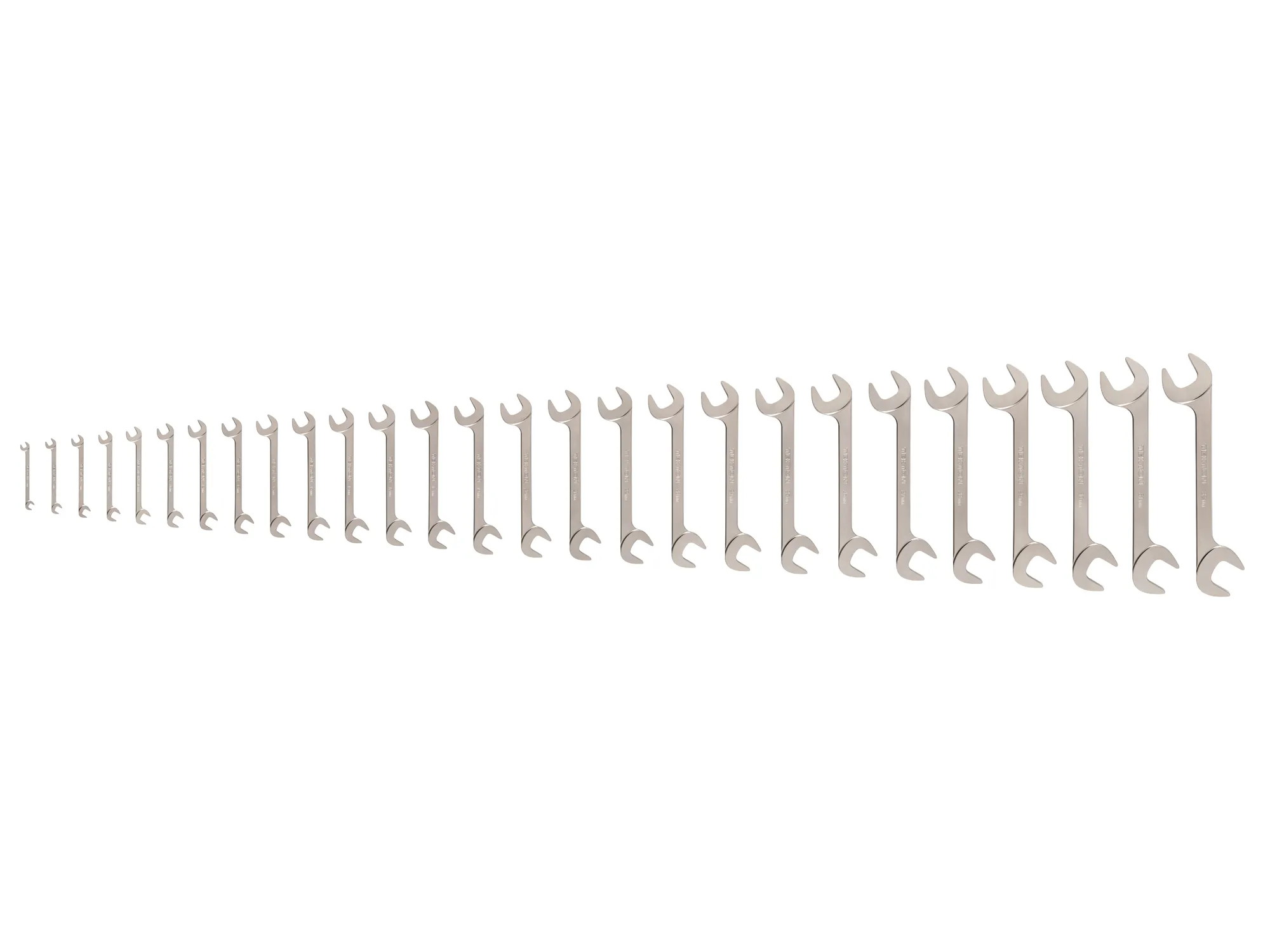 Tekton Angle Head Open End Wrench Set, 27-Piece (6-32 mm)