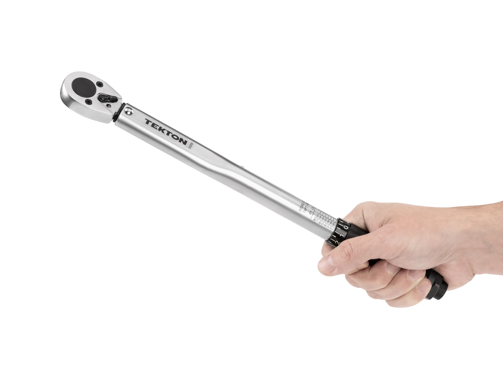 Tekton 3/8" Drive Micrometer Torque Wrench (10-80 ft-lb) - Image 5