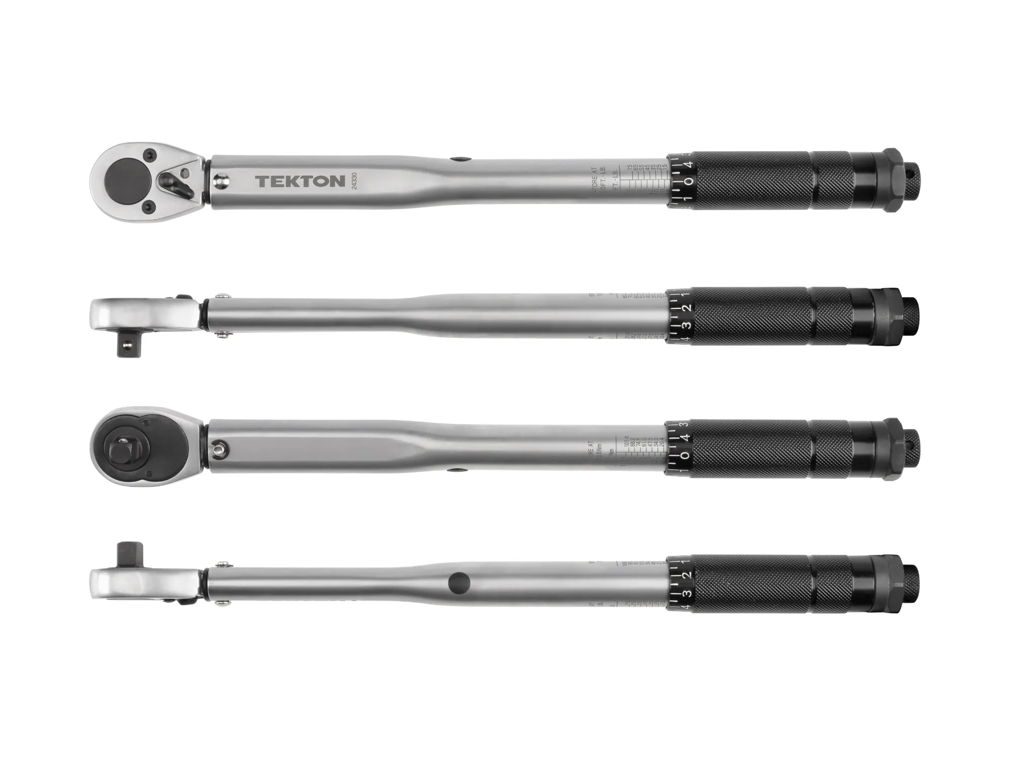 Tekton 3/8" Drive Micrometer Torque Wrench (10-80 ft-lb) - Image 6