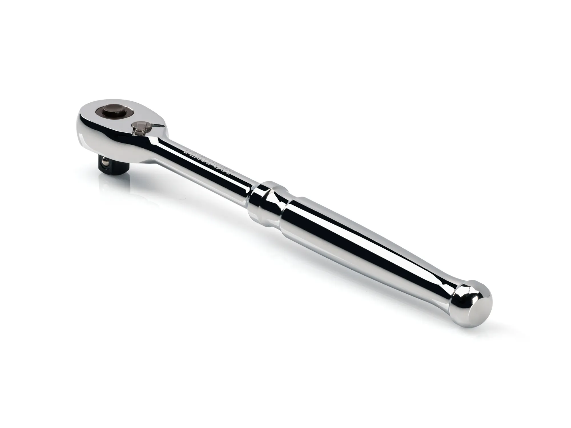 Tekton 3/8" Drive x 8" Polished Grip Ratchet with Quick Release Button - Image 2