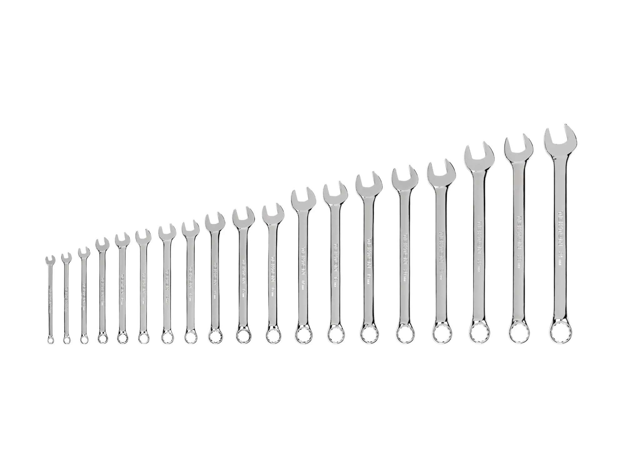 Tekton Combination Wrench Set, 19-Piece (6-24 mm)